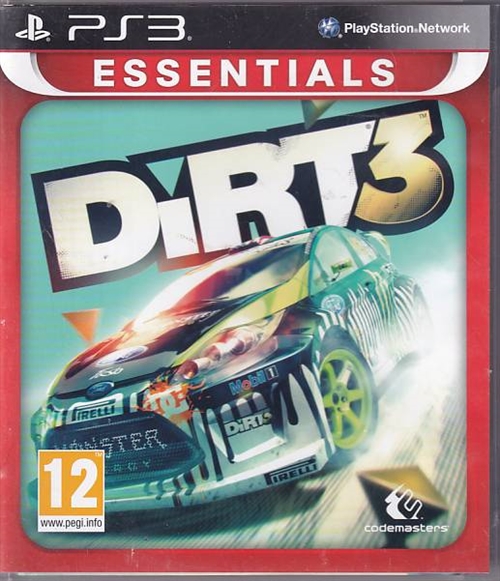 Dirt 3 Essentials - PS3 (B Grade) (Genbrug)